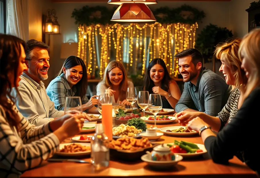 dinner table games with no equipment